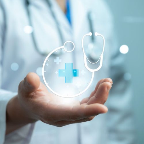 Medical,Worker,With,A,Plus,Icon,Represents,The,Healthcare,And